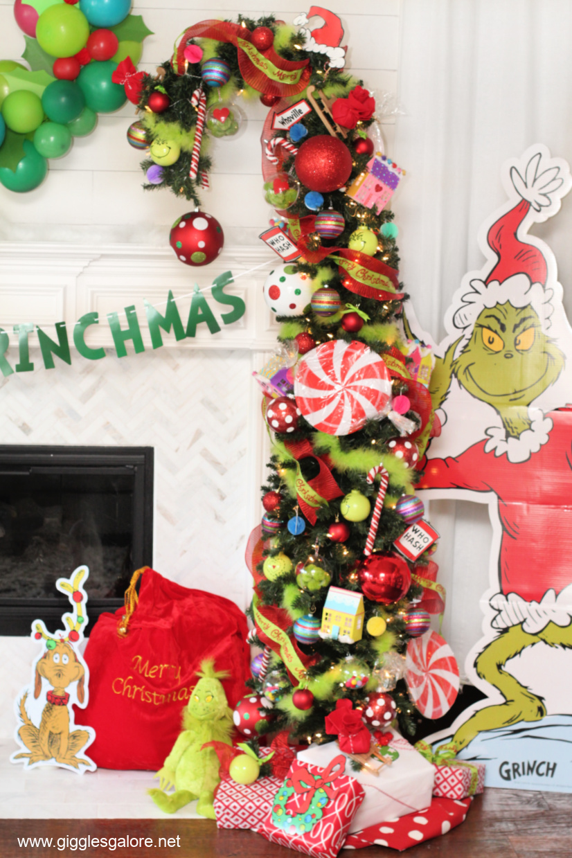 grinch christmas tree - giggles galore